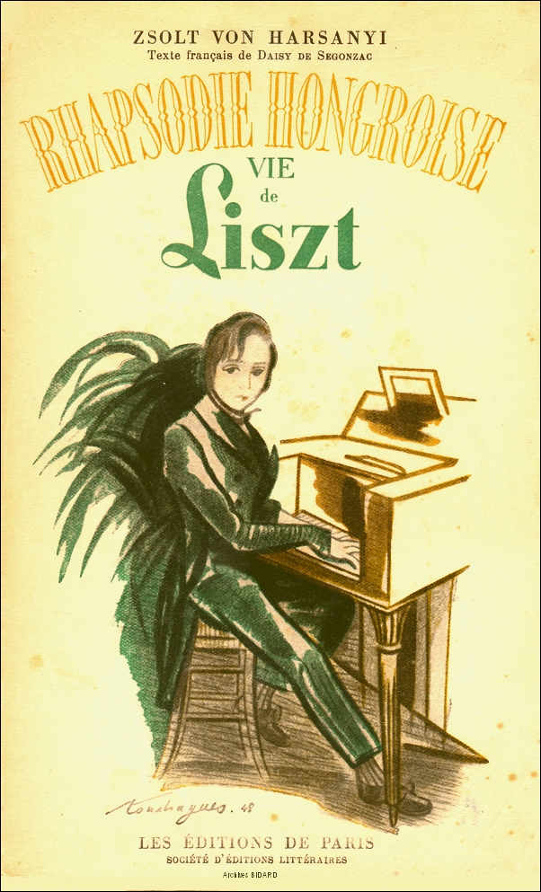 VON HARSANYI ZS0PT Rhapsodie hongroise vcie de Liszt EDITIONS DE PARIS Archives BIDARD.jpg (537924 octets)