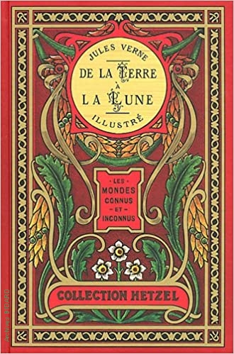 VERNE Jules De la Terre a la Lune Cover rouge Librairie BIDARD.jpg (155477 octets)