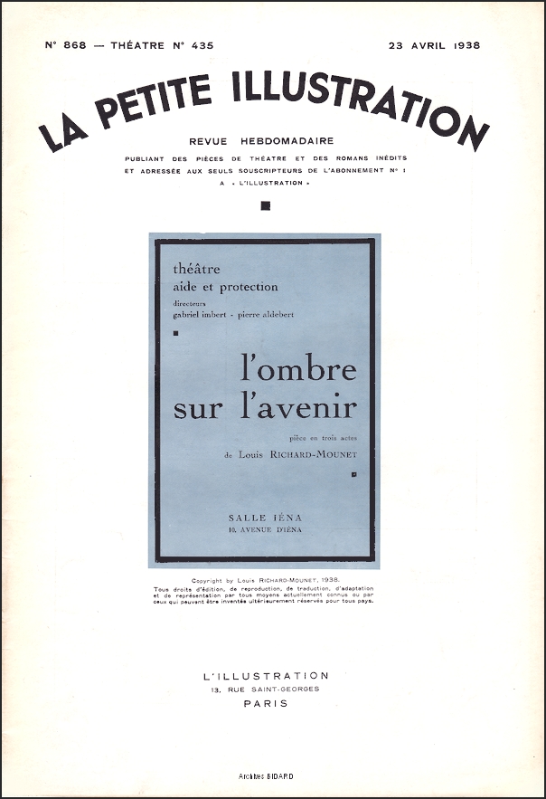 LA PETITE ILLUSTRATION Theatre 435 868 Archives BIDARD.jpg (238182 octets)