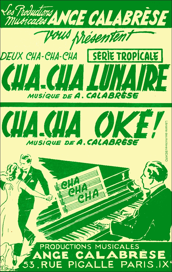 CHA CHA LUNAIRE Calabrese partition illustree Archives BIDARD.jpg (747635 octets)