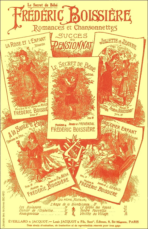 LE SECRET DE BEBE Boissiere partition illustree Archives BIDARD.jpg (640837 octets)