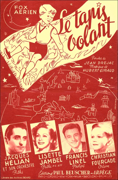 LE TAPIS VOLANT Helian Jambel Linel Fourcade partition illustree Archives BIDARD.jpg (460737 octets)