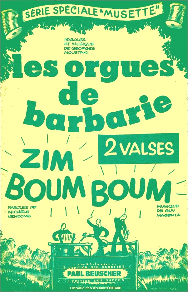 LES ORGUES DE BARBARIE Vendome Magenta partition illustree Archives BIDARD.jpg (253004 octets)