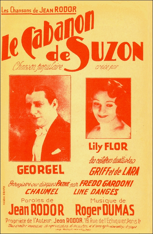 Le cabanon de Suzon GEORGEL Lily FLOR Partitions Archives BIDARD.jpg (385673 octets)