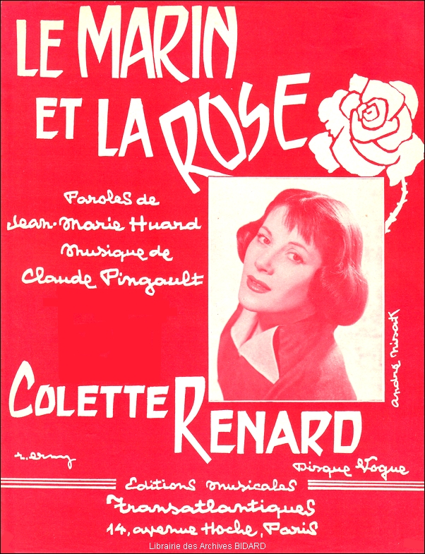 Le marin et la rose RENARD partition Archives BIDARD.jpg (462882 octets)