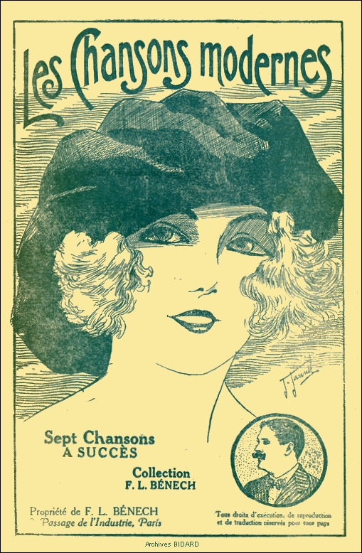 Les chansons aveugles F L BENECH Partitions Librairie des Archives BIDARD.jpg (370919 octets)