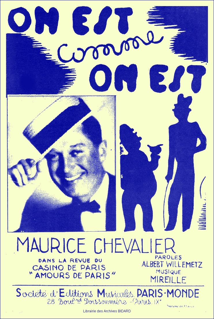On est comme on est CHEVALIER Agnes partition Archives BIDARD.jpg (642751 octets)