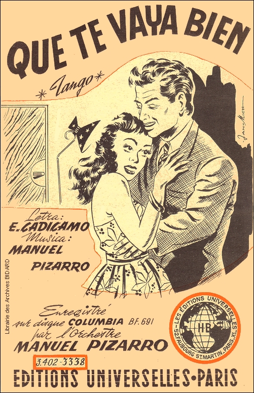 QUE TE VAYA BIEN Cadicamo Pizarro partition illustree Archives BIDARD.jpg (425496 octets)