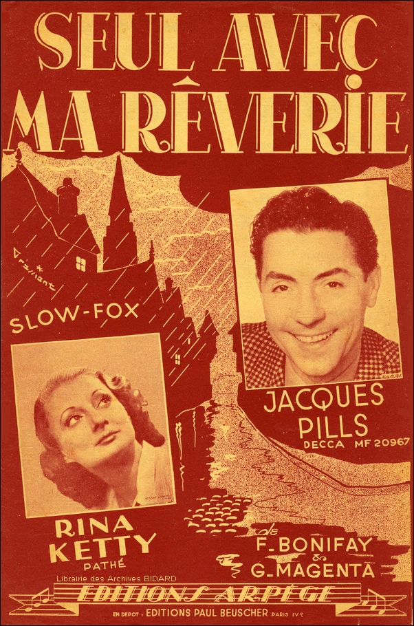 SEUL AVEC MA REVERIE Pills Ketty partition illustree Archives BIDARD.jpg (609022 octets)
