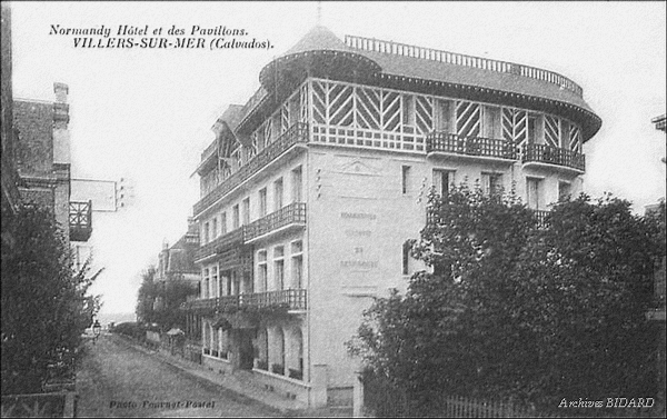 VILLERS SUR MER Normandy Hotel Archives BIDARD.jpg (189355 octets)